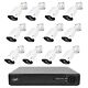 Pack de vidéosurveillance NVR PNI House IP716 et 12 caméras PNI IP125 avec IP, 5MP