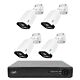 Pack de vidéosurveillance NVR PNI House IP716 et 4 caméras PNI IP125 avec IP, 5MP