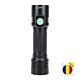 Pack : lampe torche double LED en aluminium PNI Adventure F200, batterie 4000mAh et pad collant à drapeau inclus