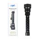Lampe de poche en aluminium PNI Adventure F410, avec LED 10W, 700 lumens, jusqu'à 250 m, IP44, USB Type C, batteries 3000mAh en