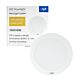 Plafonnier LED PNI D-Light CL2424 24W, rond, 2700K, alimentation 230V, 2640 lm, blanc chaud, diamètre 29 cm