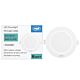 Spot LED PNI D-Light CL2506 6 W, encastré, rond, 120,5 x 28,4 mm, 6 400 K, alimentation 230 V, 660 lm, blanc