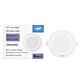 Spot LED PNI D-Light CL2507 6 W, encastré, rond, 120,5 x 28,4 mm, 4 200 K, alimentation 230 V, 660 lm, blanc
