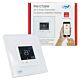 Thermostat intelligent WiFi PNI CT26W pour chauffage électrique au sol ou groupe de pompage, sonde de sol incluse, 10A, m