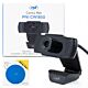 Pack webcam PNI CW1850 Full HD 1080p 2MP, USB, clip de fixation et support adhésif bleu inclus