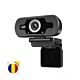 Pack webcam PNI CW2860 Full HD 4MP, USB, clip à fixer, microphone intégré et drapeau sticky pad inclus