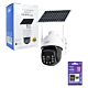 Pack caméra de surveillance vidéo PNI IP74 Live AOV Black Light 4MP et carte mémoire PNI 128 Go