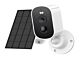 Caméra de surveillance vidéo PNI IP775S 5MP, panneau solaire, batterie intégrée, emplacement pour carte micro SD, vision nocturne, audio
