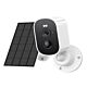 Caméra de surveillance vidéo PNI IP775S 5MP, panneau solaire, batterie intégrée, emplacement pour carte micro SD, vision nocturne, audio