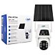 Caméra de vidéosurveillance PNI IP794 avec Wi-Fi, PTZ, double objectif 2MP + 2MP, panneau solaire 5,5W, batterie bloc 8000mAh