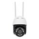 Caméra de vidéosurveillance sans fil PNI IP845, Black Light, WiFi, PTZ, emplacement micro SD 4MP, autonome, application ICSee
