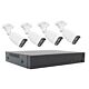 Kit de vidéosurveillance PNI House POE154 5MP - NVR et 4 caméras extérieures
