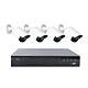 Kit de vidéosurveillance PNI House IPMAX POE22S, NVR et 4 caméras bullet de 2MP