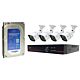 Kit de surveillance et disque dur de 1 To