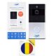 Pack d’interphone vidéo intelligent PNI SafeHome PT710B WiFi HD, P2P et drapeau Sticky Pad