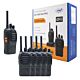 Kit de 6 stations radio portables PNI PMR R40 PRO batteries, chargeurs et écouteurs inclus