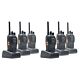 Kit de 6 stations radio portables PNI PMR R40 PRO batteries, chargeurs et écouteurs inclus
