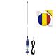 Antenne CB Sirio SUPER 9 avec papillon, longueur 155 cm et drapeau adhésif inclus