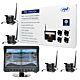 Kit de vidéosurveillance sans fil PNI TRK504 pour camion DVR avec moniteur LCD et 4 caméras
