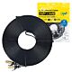 Câble réseau plat CAT7 noir
