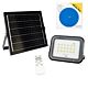 Kit réflecteur LED 50 W PNI GreenHouse WS50 PRO avec panneau solaire 6 W et support adhésif bleu inclus