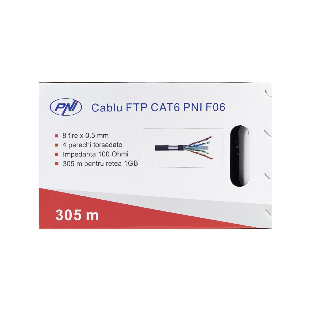Câble UTP CAT5e PNI U05 Avec 4 Paires Pour Les Systèmes De Surveillance Internet 1 Gigabit Et Rola 305m 83624324