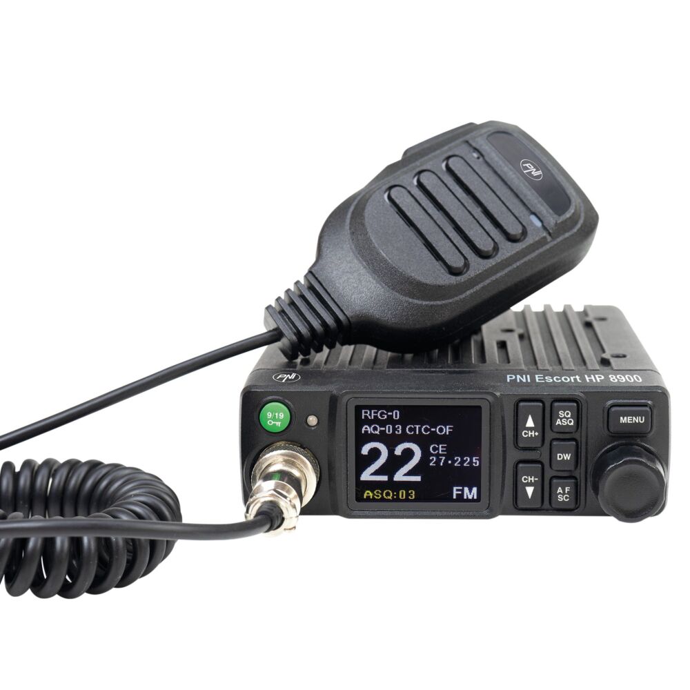 CB Radio PNI Escort HP 8001L, ASQ Antenne CB PNI Extra 48 avec Aimant - Auto