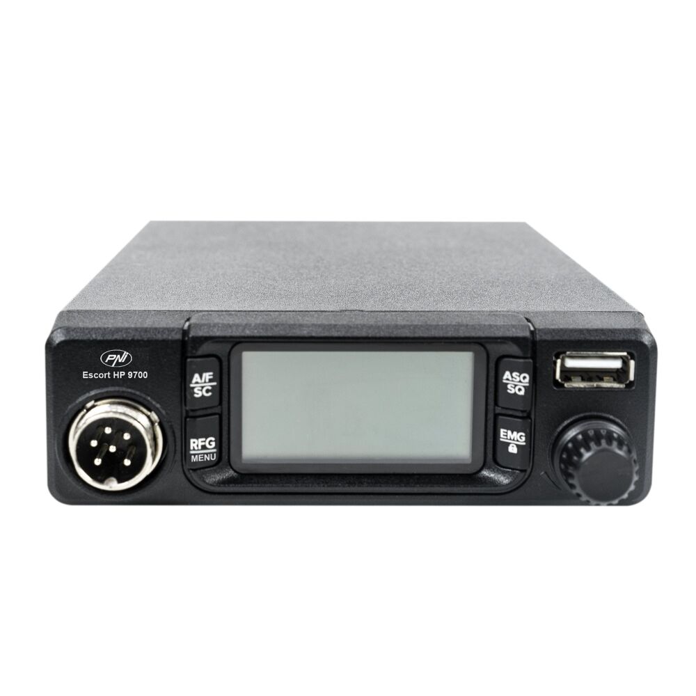 Pachet statie radio CB PNI Escort HP 9700 USB, 12V / 24V, mufa de bricheta inclu
