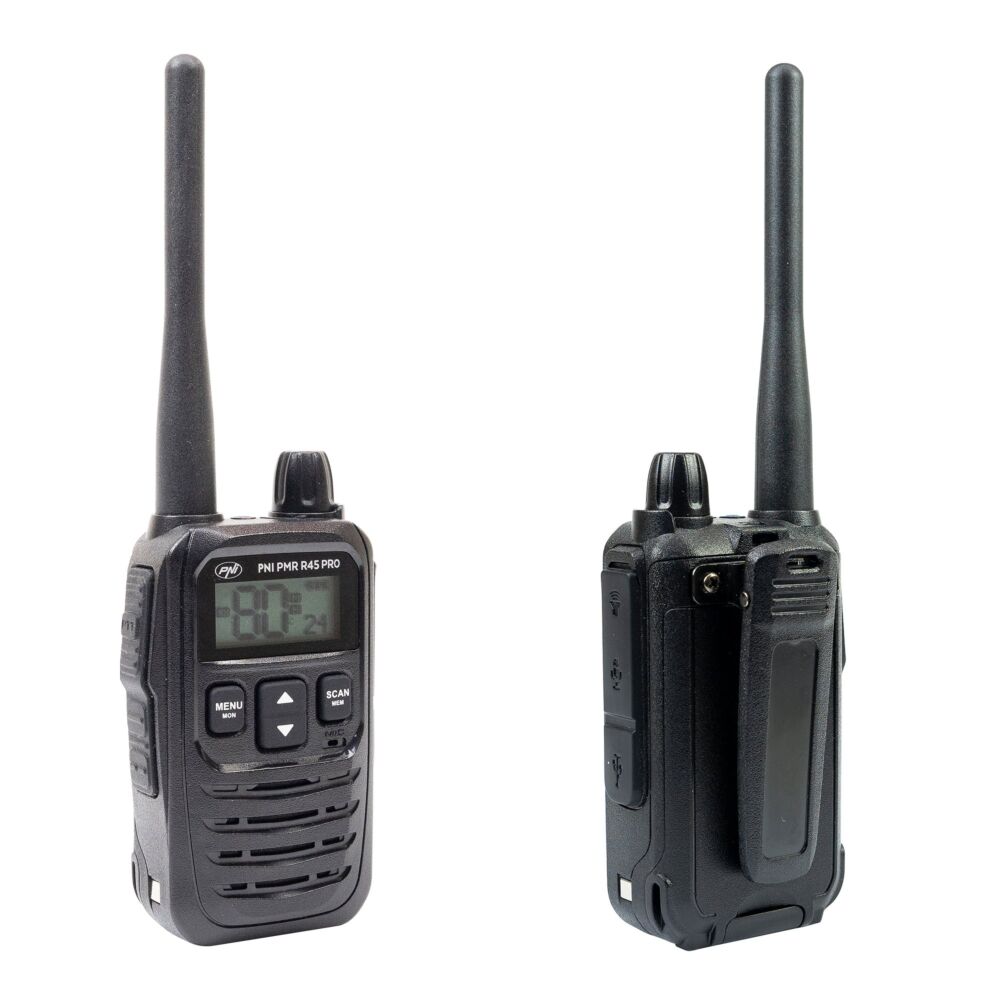 Radio Portable PMR PNI R40 Pro Lot De 2 - 0.5W Avec Écouteurs Et Chargeurs