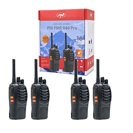 Station radio portable PMR R10 PRO, 446 MHz, 0,5 W, 16