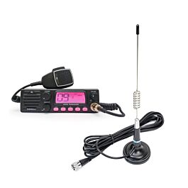 Station de radio CB TTi TCB-900 EVO, DSS, SQ, Dual Watch, Mic Gain, 12V-24V, connecteur de dongle Bluetooth