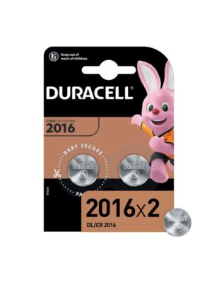 Piles Duracell Specialized Lithium CR2016N, 2 pièces