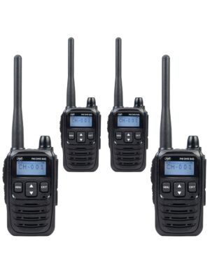 Ensemble de 4 stations radio portables PNI DMR