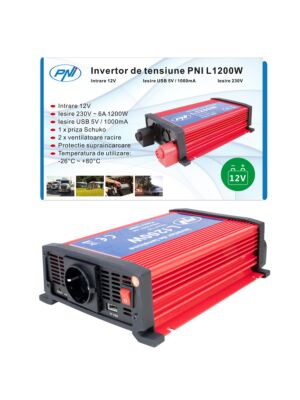 Onduleur d'alimentation PNI L1200W 12V