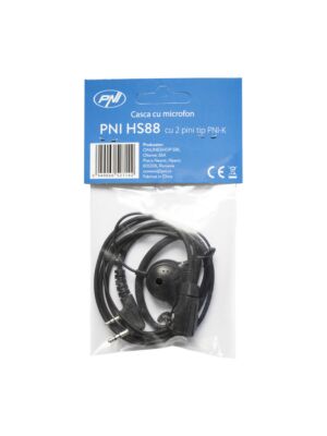 Casque avec microphone PNI HS88 avec prise PNI-K 2 broches