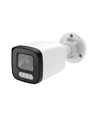 Caméra de vidéosurveillance PNI IP515J POE, bullet 5MP, 2,8mm, pour extérieur, blanche