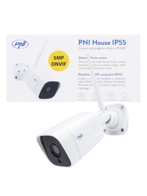 Caméra de surveillance vidéo PNI House IP55 5MP