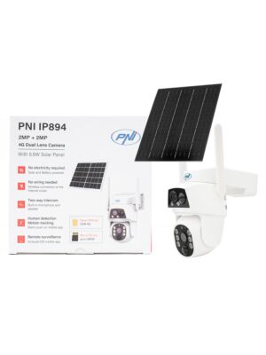 Caméra de surveillance vidéo PNI IP894 4G PTZ