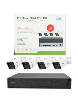 Kit de vidéosurveillance PNI House IPMAX POE 3LR