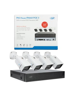 Kit de vidéosurveillance PNI House IPMAX POE 3