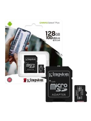 Carte mémoire micro SD 128 GB pour caméra chasse avec adaptateur