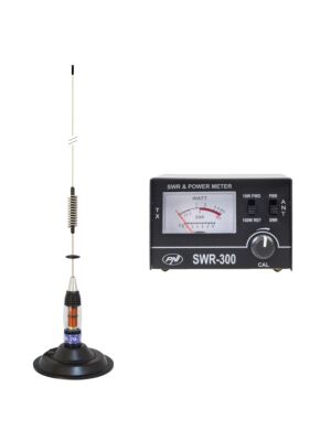 Ensemble antenne CB PNI ML70, longueur 70 cm avec aimant inclus + réflectomètre PNI SWR-300