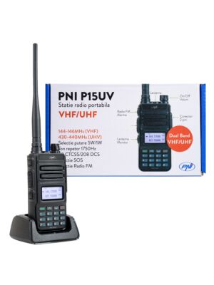 Station radio portable VHF / UHF PNI P15UV