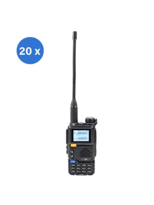 Bax avec 20 stations radio portables VHF/UHF PNI P18UV