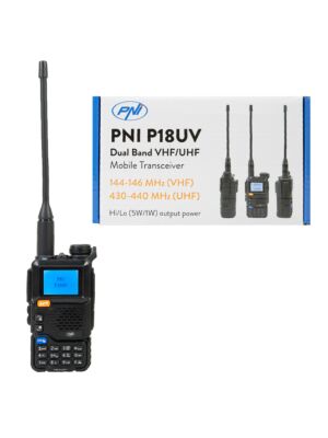 Station radio portable VHF/UHF PNI P18UV, bi-bande