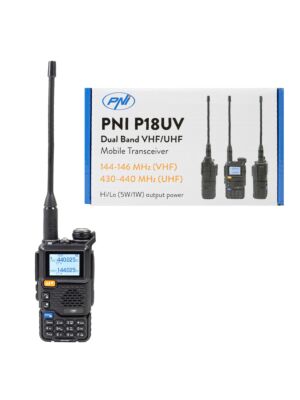 Station radio portable VHF/UHF PNI P18UV, bi-bande