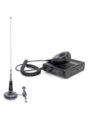 Station radio pour voiture avec un seul canal et antenne CB