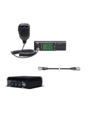 Station radio CB PNI Escort HP 9500 multistandard, ASQ, VOX + amplificateur RX-TX KL203P, AM-FM-SSB, 100 W, 12 V et câble PN