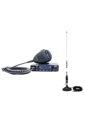 Ensemble radio CB PNI Escort HP 6550 avec module PNI ECH01 installé + antenne CB PNI S75 avec aimant