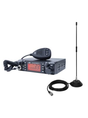 Pack PNI Radio CB Escort HP 8024, 12V-24V ASQ + Antenne CB S75